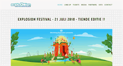 Desktop Screenshot of explosionfestival.nl