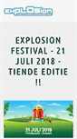 Mobile Screenshot of explosionfestival.nl